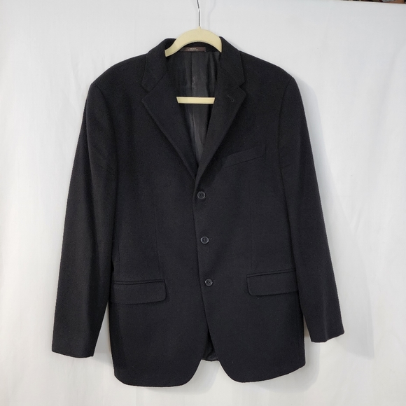 Joseph Abboud Profile Jackets size 42R color Black 100% cashmere - Picture 6 of 10